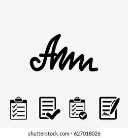 checklist icon stock vector illustration flat design