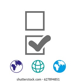 checklist icon stock vector illustration flat design