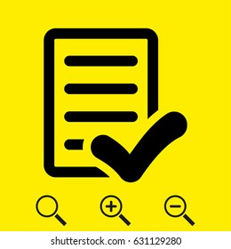 checklist icon stock vector illustration flat design