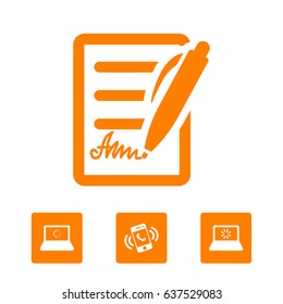 checklist icon stock vector illustration flat design