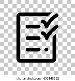 checklist icon stock vector illustration flat design