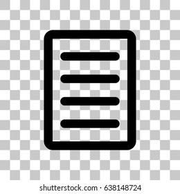 checklist icon stock vector illustration flat design
