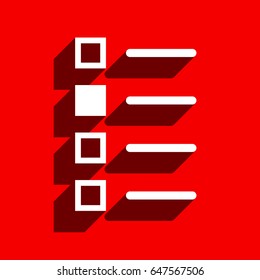checklist icon stock vector illustration flat design