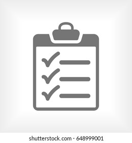 checklist icon stock vector illustration flat design