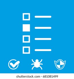 checklist icon stock vector illustration flat design