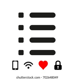 checklist icon stock vector illustration flat design