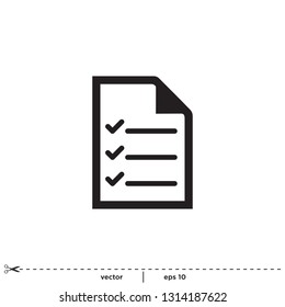 checklist icon symbol 