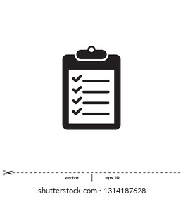 checklist icon symbol 