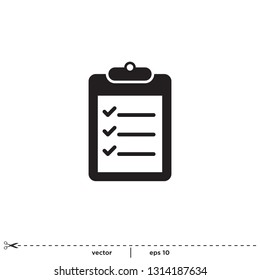 checklist icon symbol 