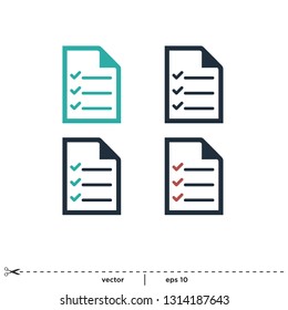 checklist icon symbol 