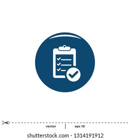 checklist icon symbol 