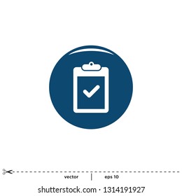 checklist icon symbol 