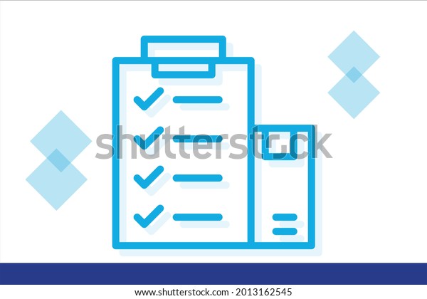 Checklist icon symbol sign from modern delivery
collection for mobile concept and web apps design. Business and
logistics related vector line icons.
