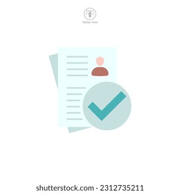 Plantilla de símbolo de icono de lista de verificación para ilustración vectorial de colección de diseño gráfico y web