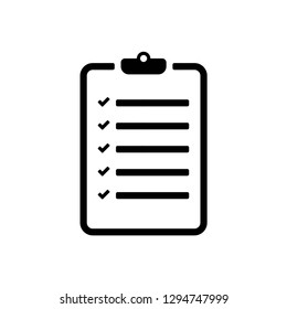checklist icon symbol vector