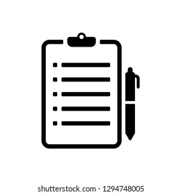 checklist icon symbol vector