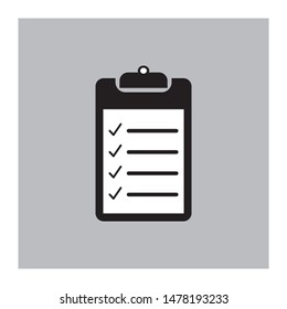checklist icon symbol vector illuatration