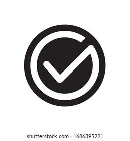 icono de lista de comprobación, símbolo ilustrador vectorial