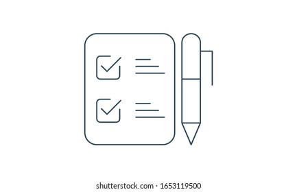 Checklist icon for task management and organization