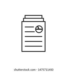 Checklist icon template color editable. Checklist symbol vector sign isolated on white background.