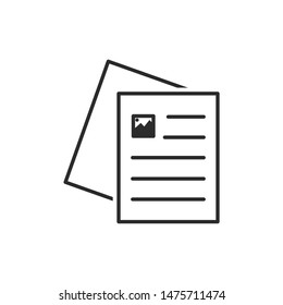 Checklist icon template color editable. Checklist symbol vector sign isolated on white background.
