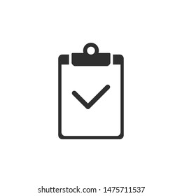 Checklist icon template color editable. Checklist symbol vector sign isolated on white background.