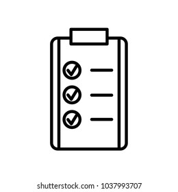 Checklist icon vector