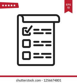 Checklist icon vector