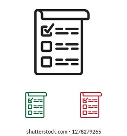 Checklist icon vector
