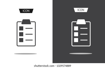 checklist icon vector