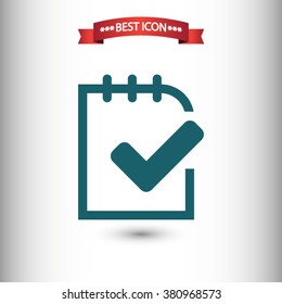 Checklist icon vector