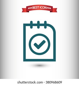 Checklist icon vector