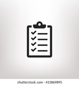 Checklist icon vector