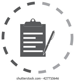 checklist icon - vector
