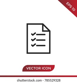 Checklist icon vector