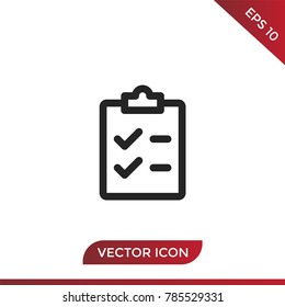 Checklist icon vector