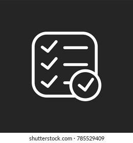 Checklist icon vector