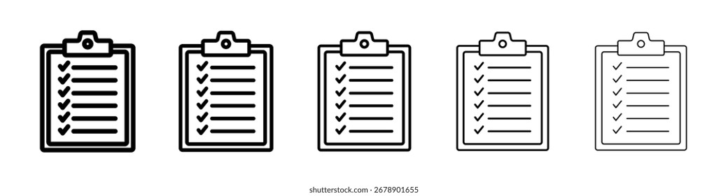 Checklist icon Vector Art Illustration