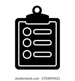 Checklist icon vector. Check illustration sign. verification symbol. report logo.