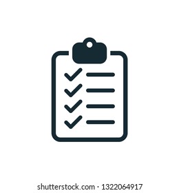 checklist icon vector design