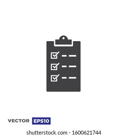 Checklist Icon Vector Design Illustration