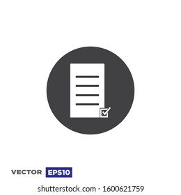 Checklist Icon Vector Design Illustration