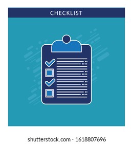 Checklist icon vector design illustration