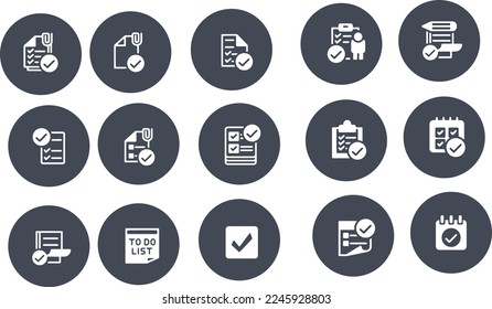 checklist icon vector design quality check
