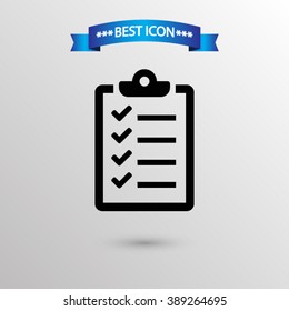 Checklist  icon vector eps 10 icon