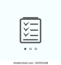 Checklist Icon, vector, icon flat