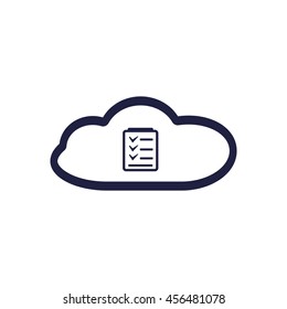 Checklist Icon, vector, icon flat