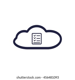 Checklist Icon, vector, icon flat