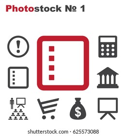 Checklist Icon Vector flat design style