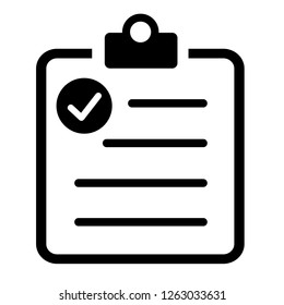 Checklist icon, Vector illustration